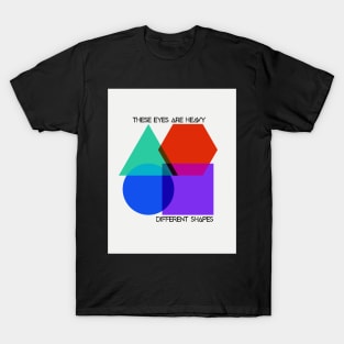 TEAH Different Shapes Album Cover T-Shirt